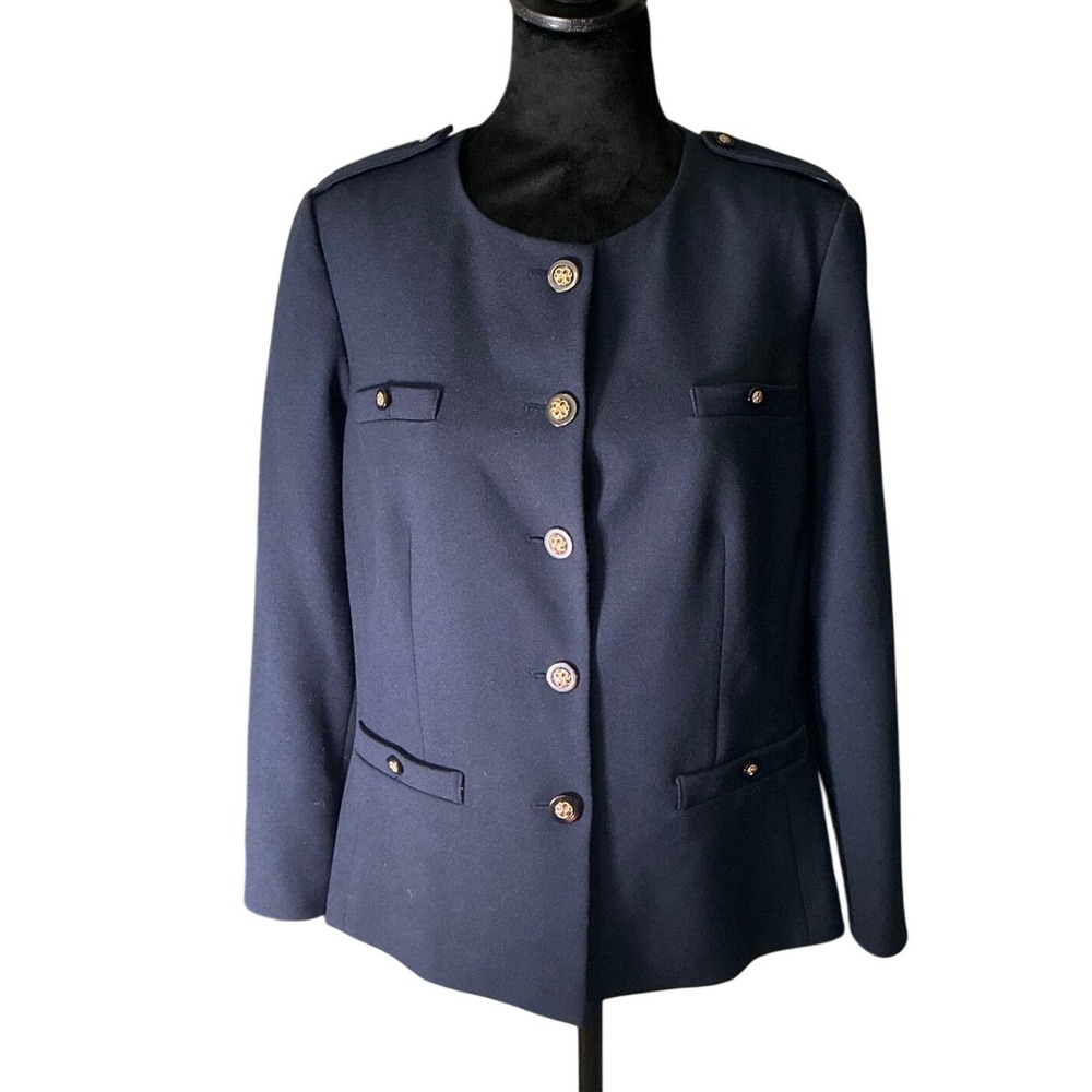 JM Studio‎ by John Meyer Navy Blue Women's Size  10 2-Piece Suit Office Career